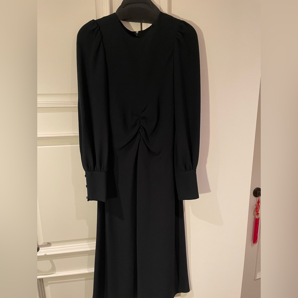 Elegant Black Long-Sleeve Dress by Chloe